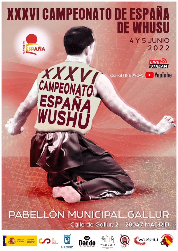 3 medallas en el Campeonato de España de Wu-Shu 04-06-22